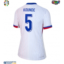 Ženski Nogometni dresi Francija Jules Kounde #5 Gostujoči EP 2024 Kratek Rokav